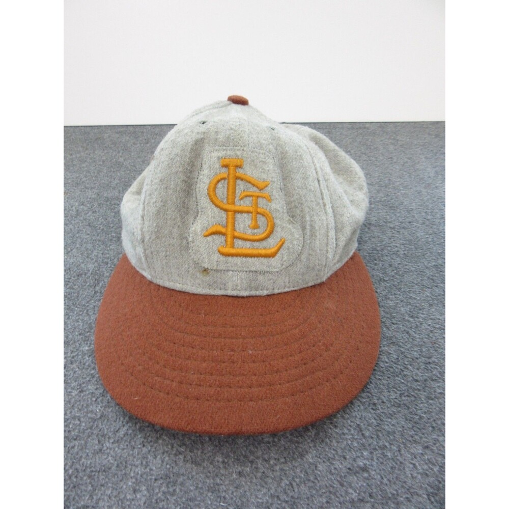 VTG 1947 St. Louis Browns Hat Sz. 7 Roman Pro Cooperstown MLB Baseball Wool Gray